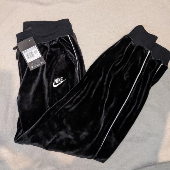 velvet nike sweatpants
